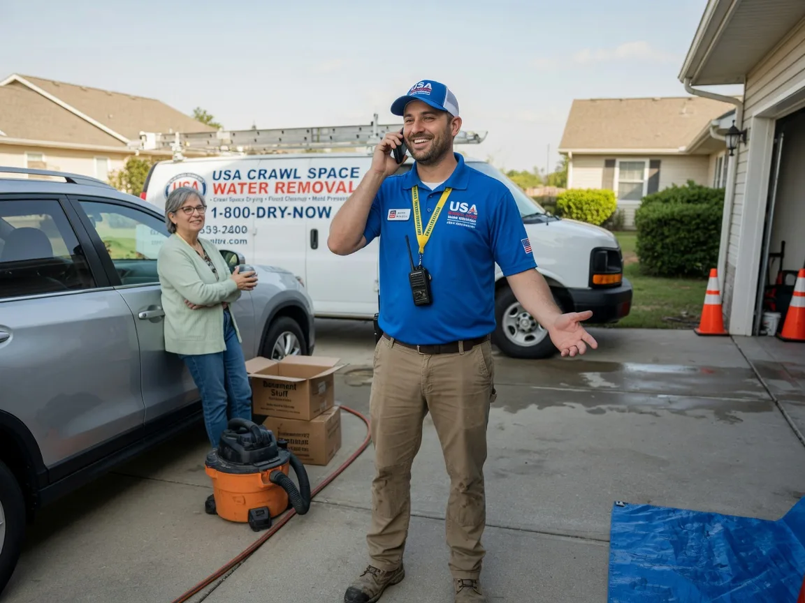 Crawl Space Water Removal Wolflake, IN FAQs